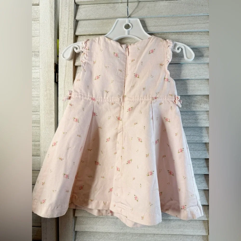 Gymboree Pink Floral Kids Dress. Vintage. Great Condition. Size 3/6 Months